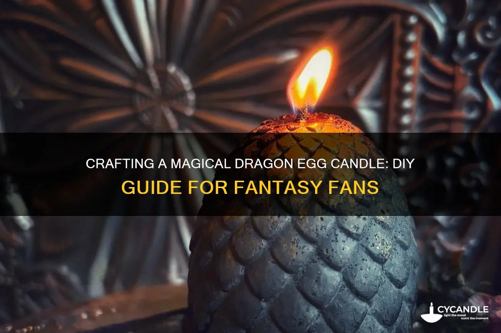 how to make a dragon egg candle