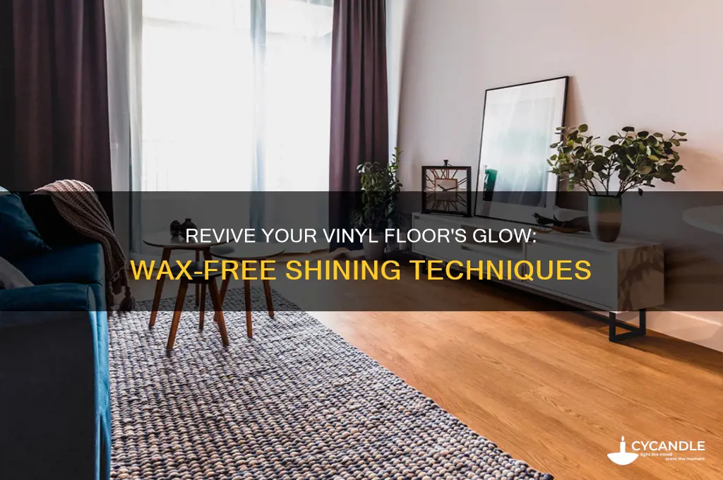 how to make a dull vinyl floor shine without wax