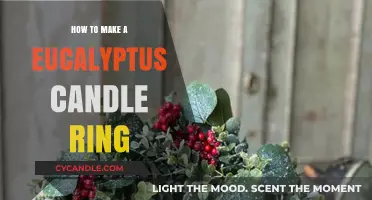 Crafting a Fragrant Eucalyptus Candle Ring: Simple DIY Guide