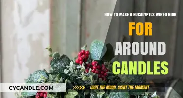 Crafting a Eucalyptus Wired Ring for Candle Decor