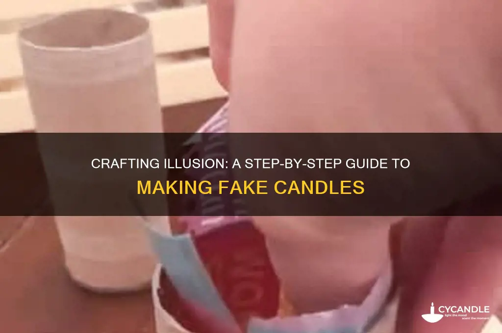how to make a fake candle