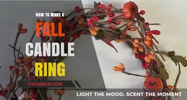 Crafting a Cozy Fall Candle Ring: Simple DIY Guide