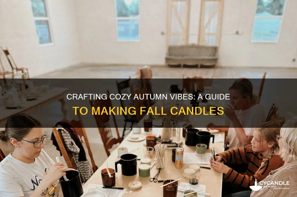 how to make a fall candle