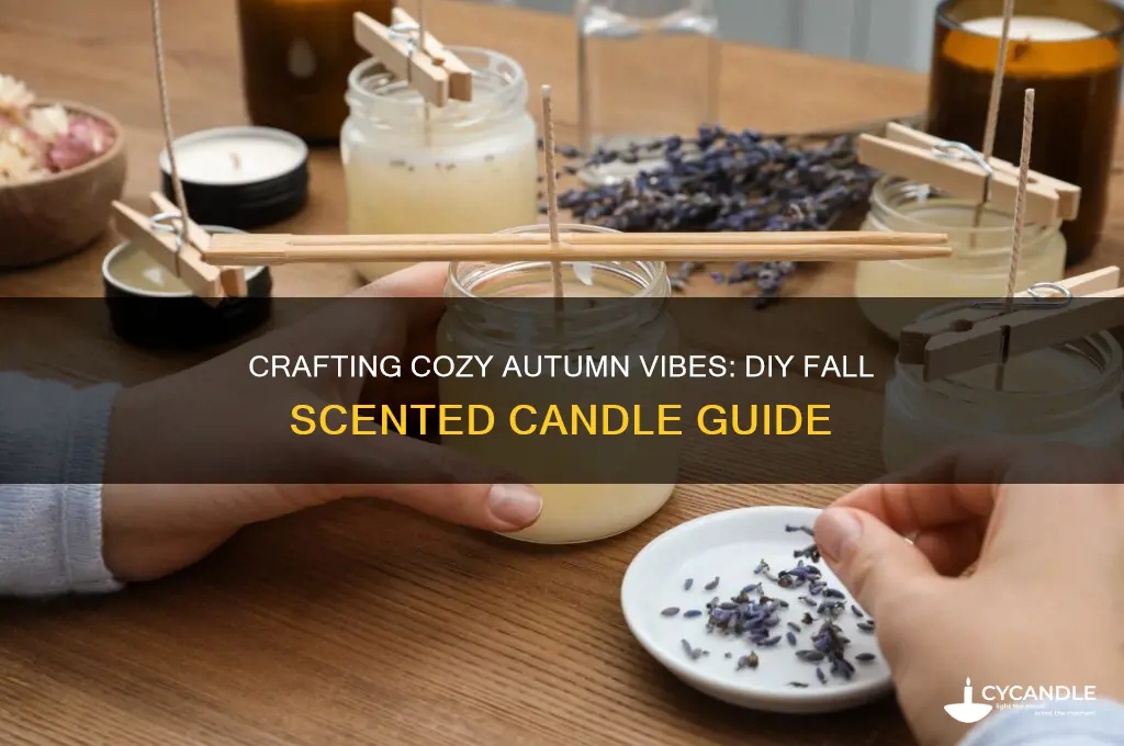 how to make a fall scented candle