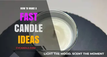 Quick Candle Crafting: Easy, Fast, and Creative DIY Ideas