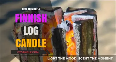 Crafting a Cozy Finnish Log Candle: Step-by-Step Guide
