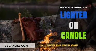 Mastering the Art of Creating a Flame: Lighter and Candle Techniques
