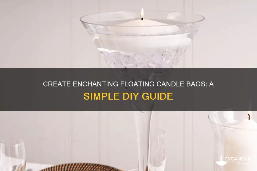 how to make a floating candle bag