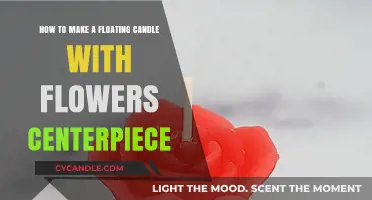 Create a Romantic Floating Candle and Flower Centerpiece Easily