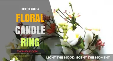 Crafting a Stunning Floral Candle Ring: A Step-by-Step DIY Guide
