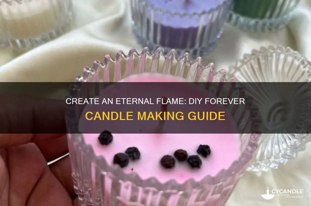 how to make a forever candle