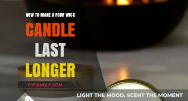 Maximize Burn Time: Tips for Extending Your Four Wick Candle's Life