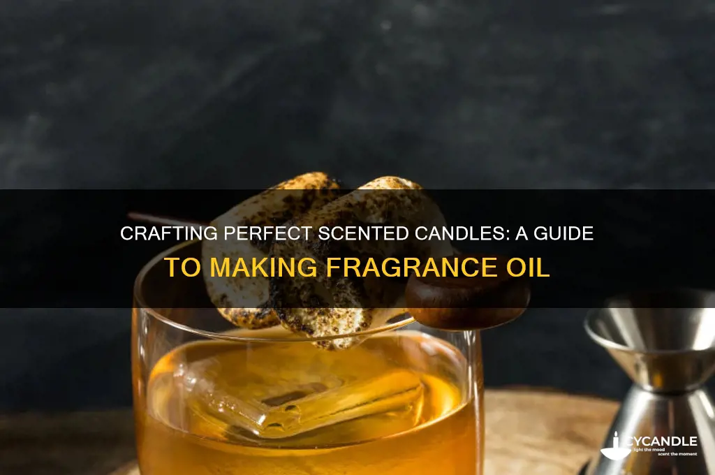 how to make a fragrance oil for candles