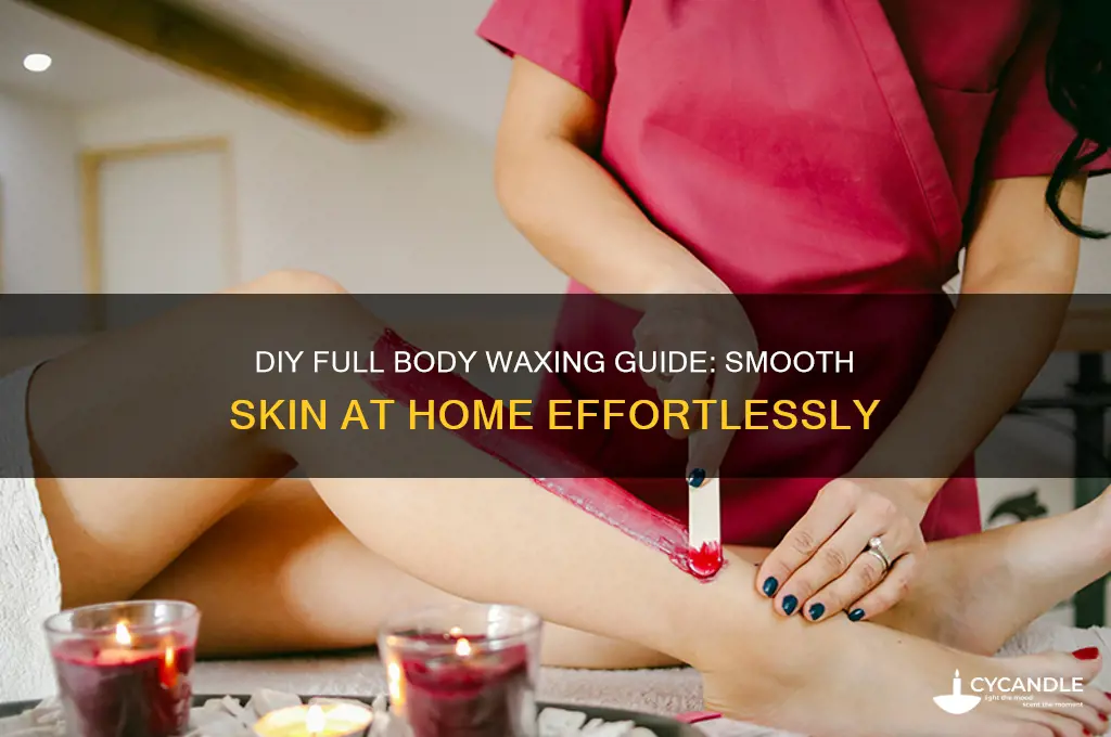 how to make a full body wax at home