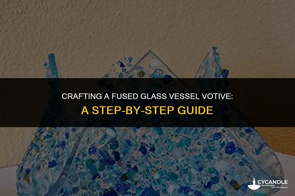 how to make a fused glass vessel votive