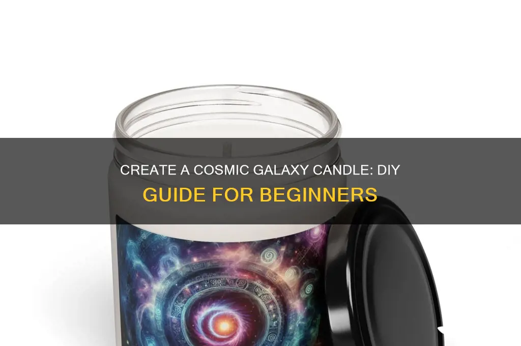 how to make a galaxy candle