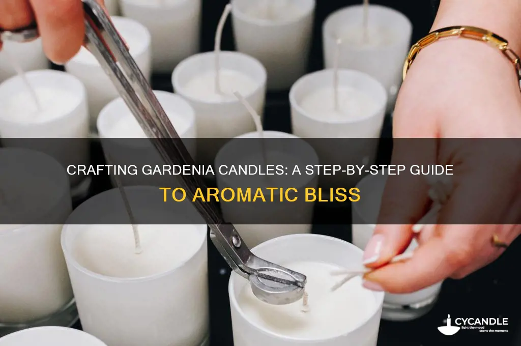 how to make a gardenia candle