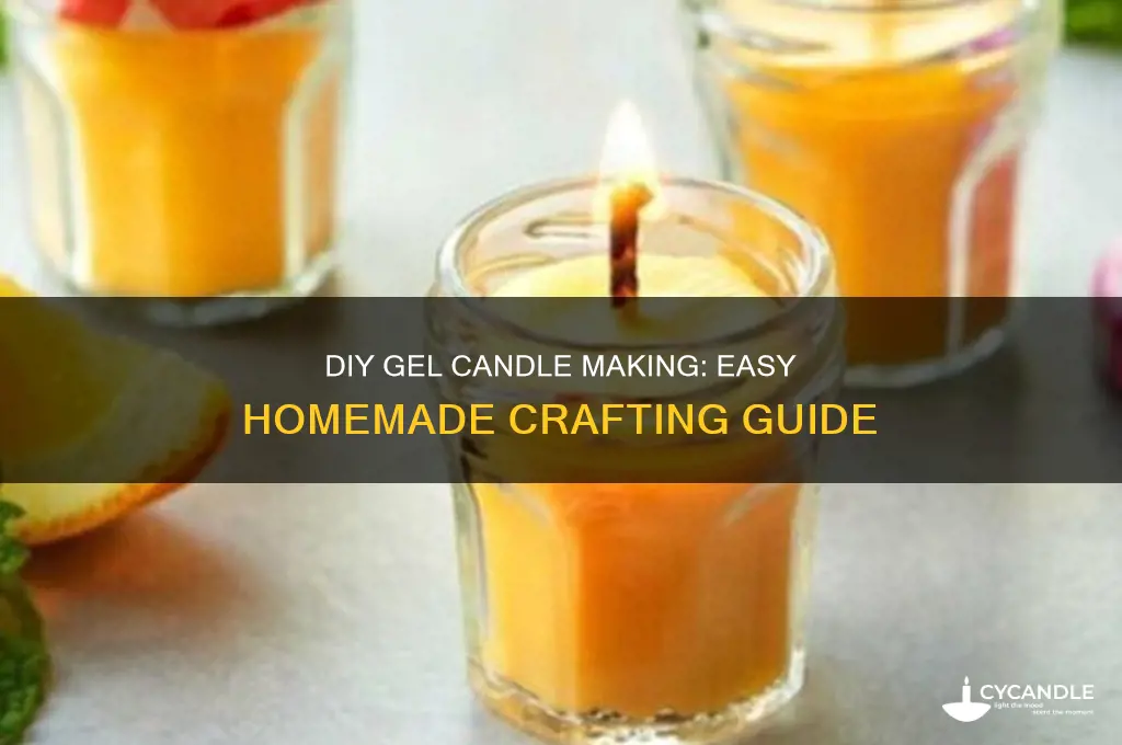 how to make a gel candle at home