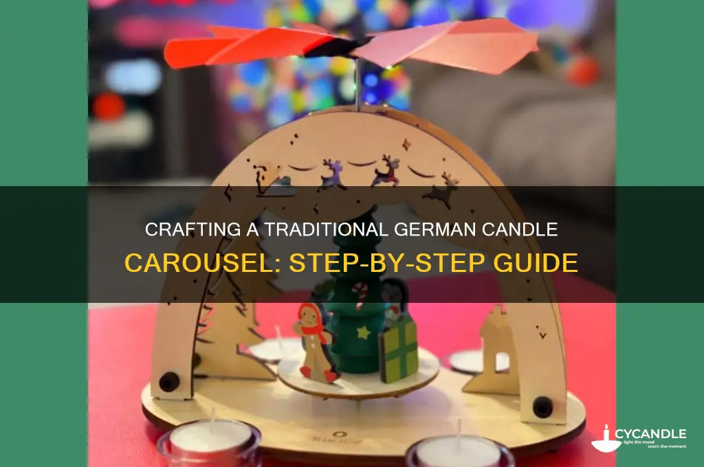 how to make a german candle carousel