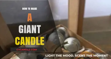 Crafting a Giant Candle: Step-by-Step Guide for Beginners
