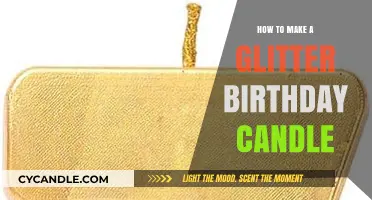 DIY Sparkling Glitter Birthday Candle Crafting Guide for Celebrations