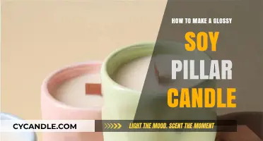 Crafting Glossy Soy Pillar Candles: A Step-by-Step DIY Guide