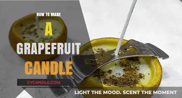 Crafting Citrus Bliss: A Step-by-Step Guide to Making Grapefruit Candles