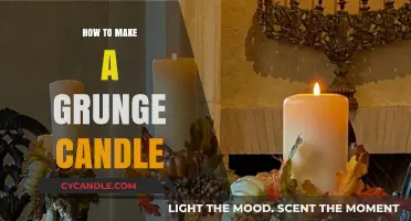DIY Grunge Candle: Crafting Edgy, Rustic Wax Art at Home