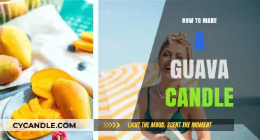 Crafting Tropical Bliss: A Step-by-Step Guide to Making Guava Candles