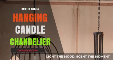 Crafting a Stunning Hanging Candle Chandelier: DIY Guide