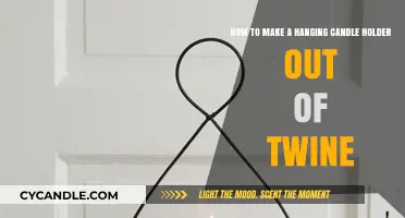 DIY Twine Hanging Candle Holder: A Rustic Craft Guide