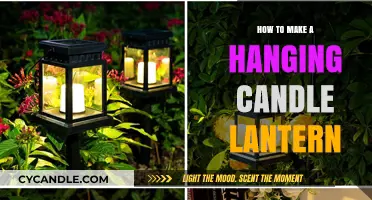 Crafting a Charming Hanging Candle Lantern: DIY Guide