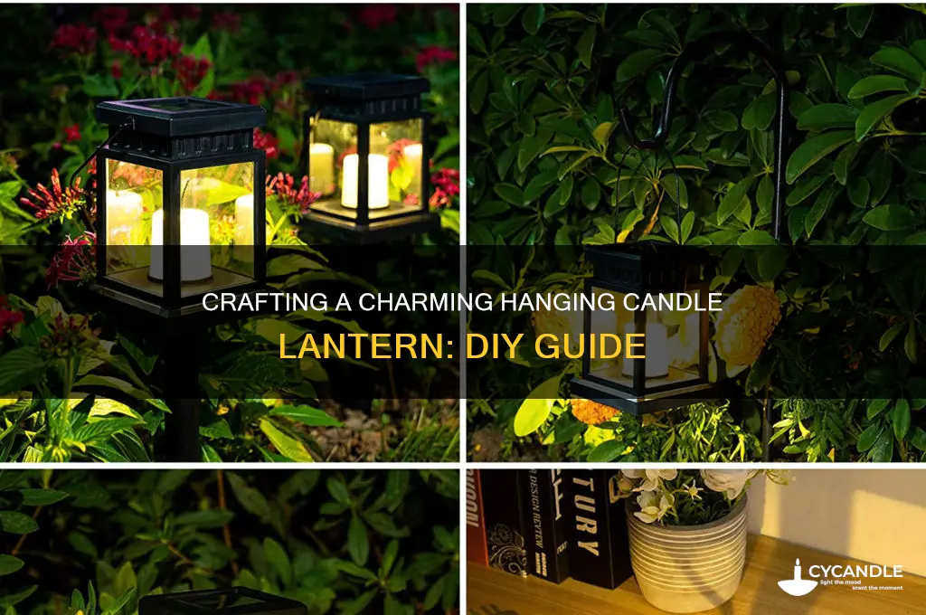 how to make a hanging candle lantern