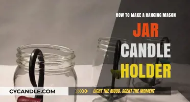 DIY Hanging Mason Jar Candle Holder: Easy Craft Tutorial