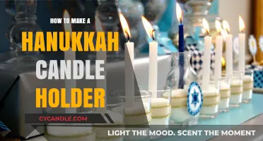 Crafting a Festive Hanukkah Candle Holder: DIY Guide