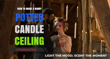 Create a Magical Harry Potter Floating Candle Ceiling Effect