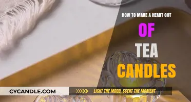 Create a Romantic Heart-Shaped Tea Candle Display Effortlessly