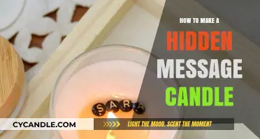 Crafting Secret Notes: DIY Hidden Message Candle Tutorial