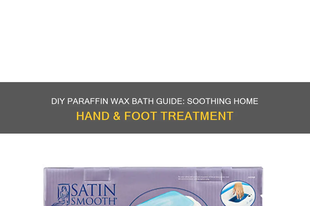 how to make a home paraffin bath