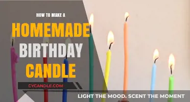 Crafting Homemade Birthday Candles: A Simple DIY Guide