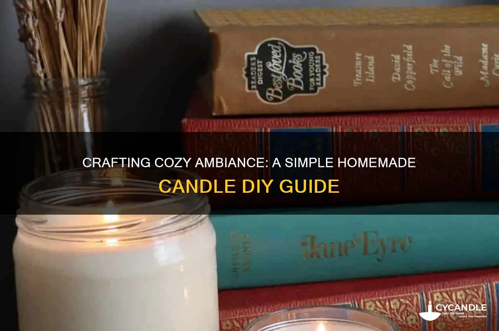how to make a homemade candle diy