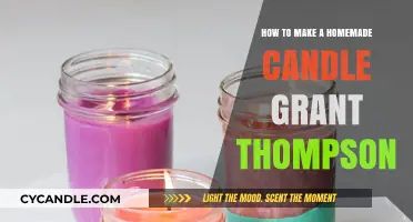 DIY Candle Making: Grant Thompson’s Simple Homemade Candle Guide