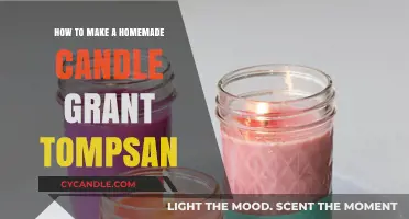 Crafting Homemade Candles: Grant Tompson's Simple DIY Guide