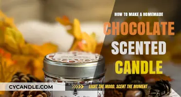 Crafting a Decadent Chocolate Scented Candle at Home: Easy DIY Guide