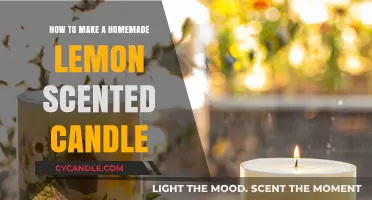 Crafting a Refreshing Homemade Lemon Scented Candle: Easy DIY Guide