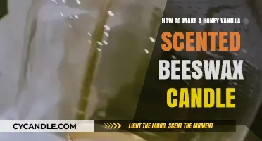 Crafting a Luxurious Honey Vanilla Scented Beeswax Candle at Home