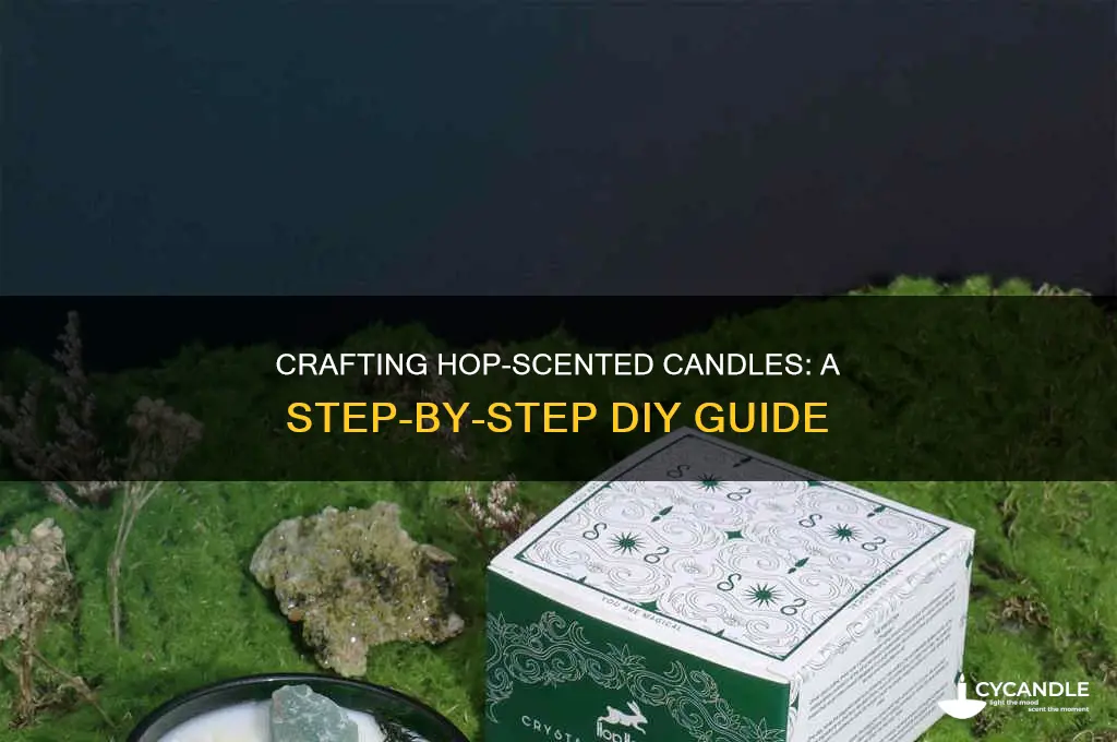 how to make a hop scented candle