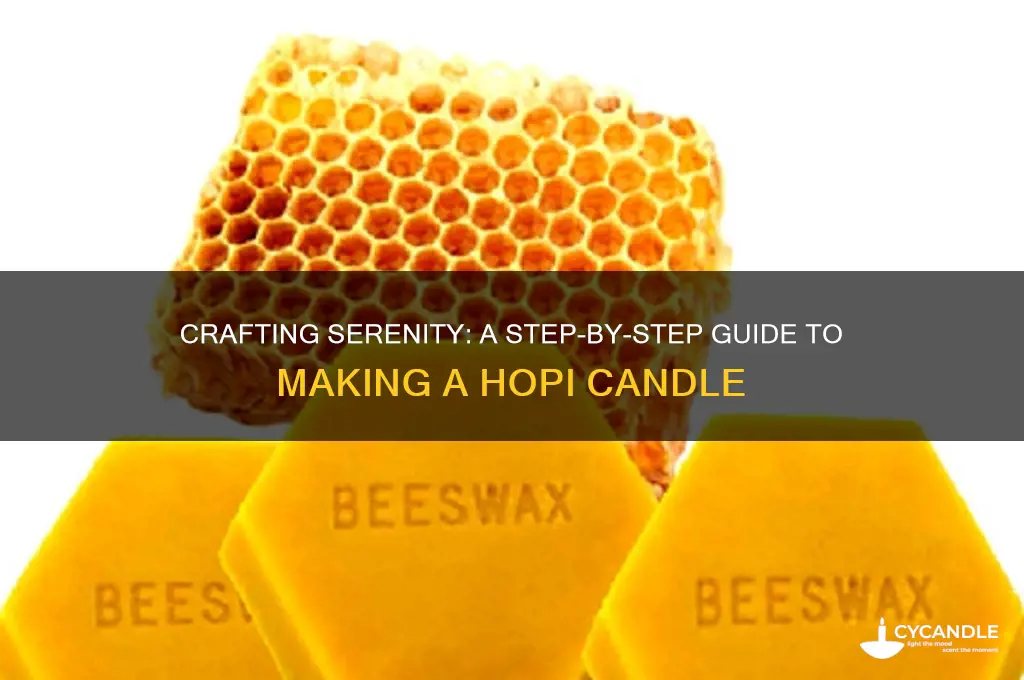 how to make a hopi candle