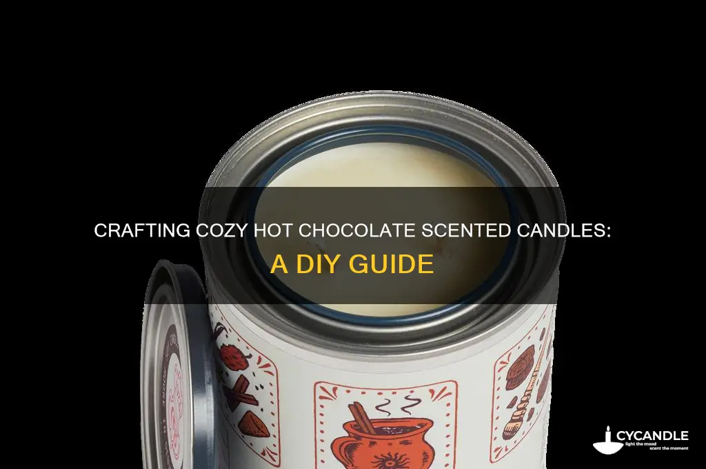 how to make a hot chocolate candle