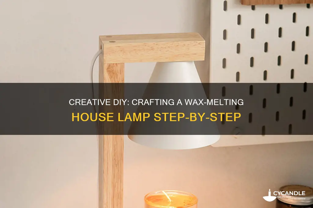how to make a house lamp melt wax